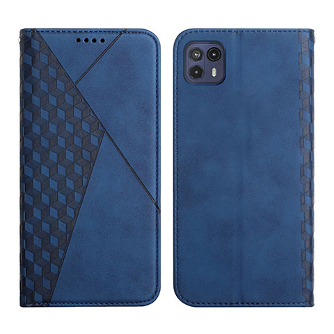 Funda de Cuero Cartera con Soporte Carcasa Y02X para Motorola Moto G50 5G Azul