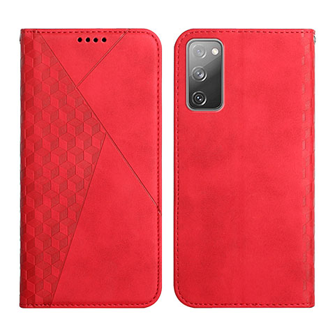 Funda de Cuero Cartera con Soporte Carcasa Y02X para Samsung Galaxy S20 Lite 5G Rojo