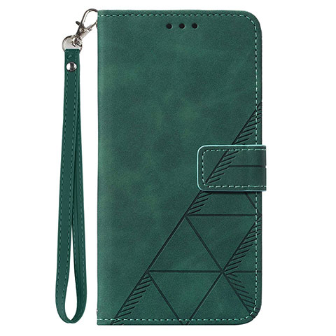 Funda de Cuero Cartera con Soporte Carcasa Y03B para Samsung Galaxy A02s Verde