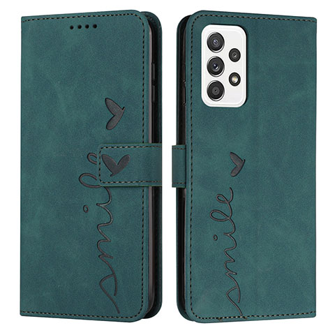 Funda de Cuero Cartera con Soporte Carcasa Y03X para Samsung Galaxy A23 5G Verde