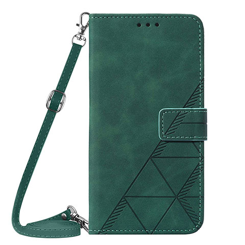 Funda de Cuero Cartera con Soporte Carcasa Y04B para Samsung Galaxy M11 Verde