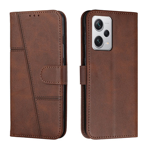 Funda de Cuero Cartera con Soporte Carcasa Y04X para Xiaomi Redmi Note 12 Explorer Marron