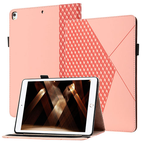 Funda de Cuero Cartera con Soporte Carcasa YX1 para Apple iPad Air 3 Oro Rosa