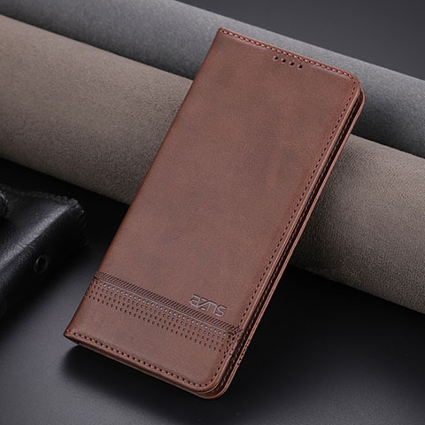 Funda de Cuero Cartera con Soporte Carcasa YZ2 para Huawei Honor 90 Pro 5G Marron