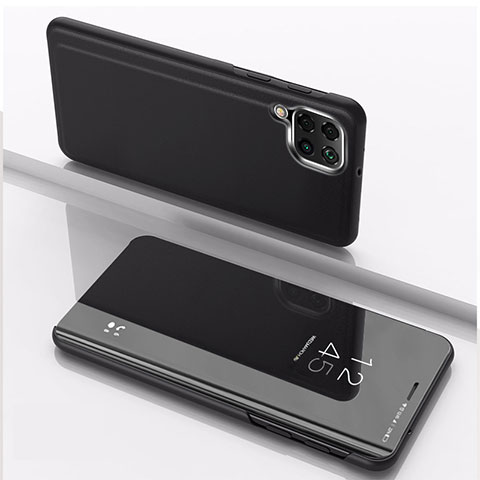 Funda de Cuero Cartera con Soporte Espejo Carcasa para Samsung Galaxy M33 5G Negro