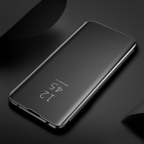Funda de Cuero Cartera con Soporte Espejo Carcasa para Xiaomi Mi 12S Pro 5G Negro
