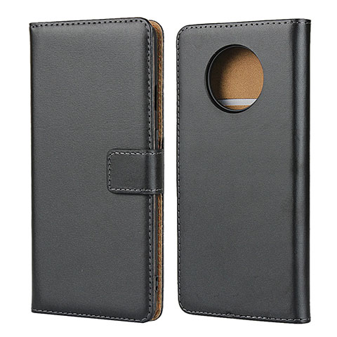 Funda de Cuero Cartera con Soporte K01 para OnePlus 7T Negro