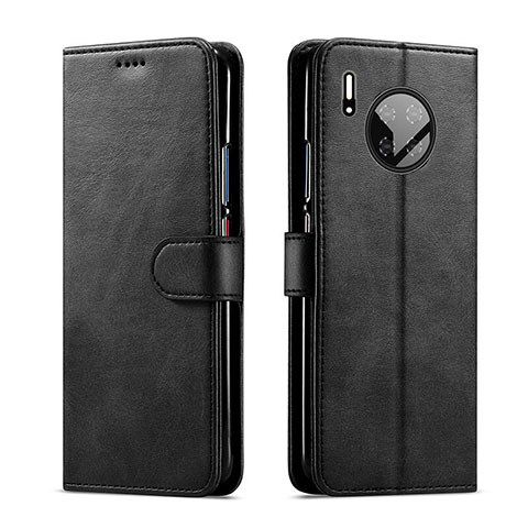 Funda de Cuero Cartera con Soporte L01 para Huawei Mate 30 Pro 5G Negro