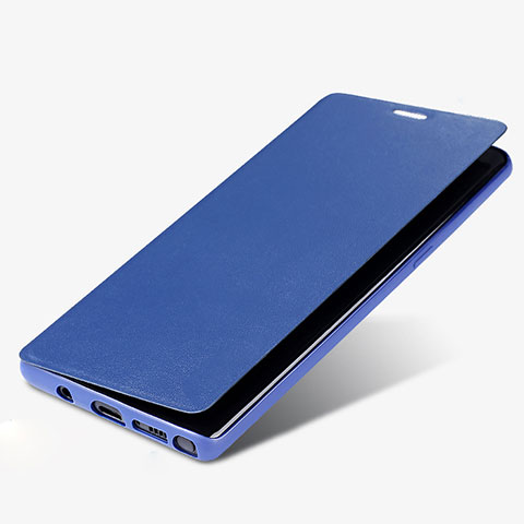 Funda de Cuero Cartera con Soporte L03 para Samsung Galaxy Note 8 Azul