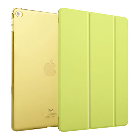 Funda de Cuero Cartera con Soporte para Apple iPad Mini 4 Verde