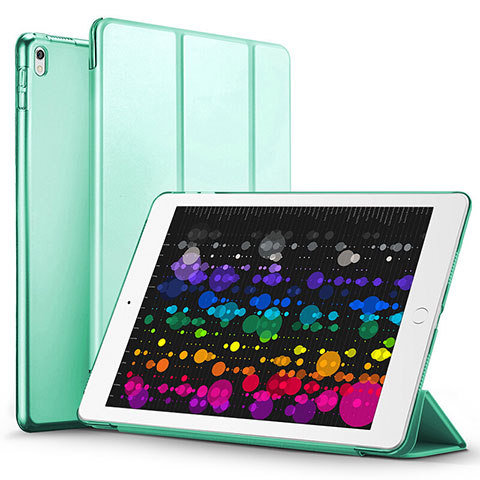 Funda de Cuero Cartera con Soporte para Apple iPad Pro 10.5 Verde