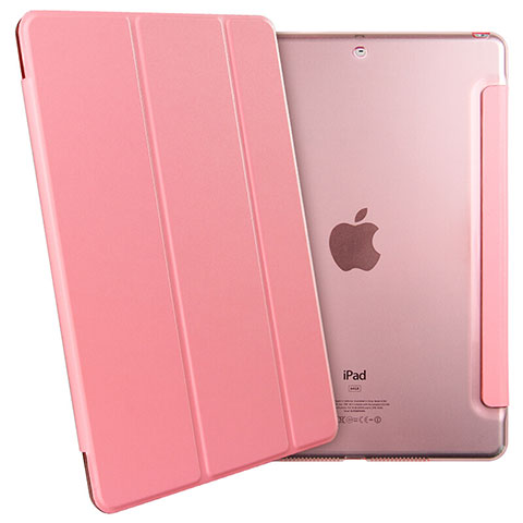 Funda de Cuero Cartera con Soporte para Apple New iPad 9.7 (2017) Rosa