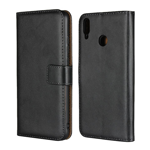 Funda de Cuero Cartera con Soporte para Huawei Honor 8X Negro