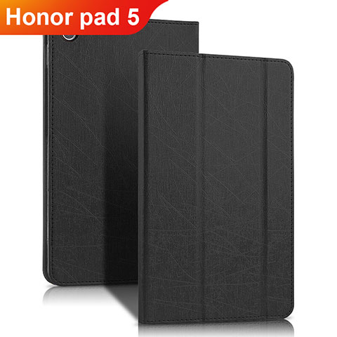 Funda de Cuero Cartera con Soporte para Huawei Honor Pad 5 8.0 Negro