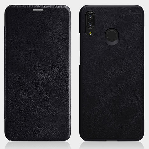 Funda de Cuero Cartera con Soporte para Huawei Nova 3i Negro