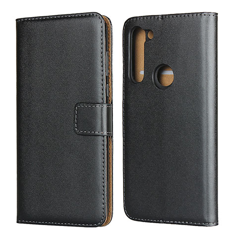 Funda de Cuero Cartera con Soporte para Motorola Moto G8 Power Negro