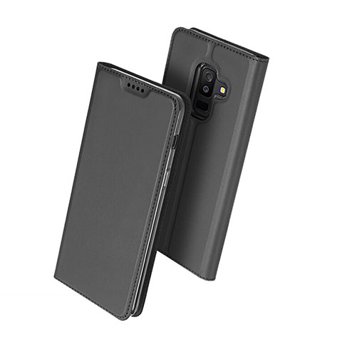 Funda de Cuero Cartera con Soporte para Samsung Galaxy A9 Star Lite Negro