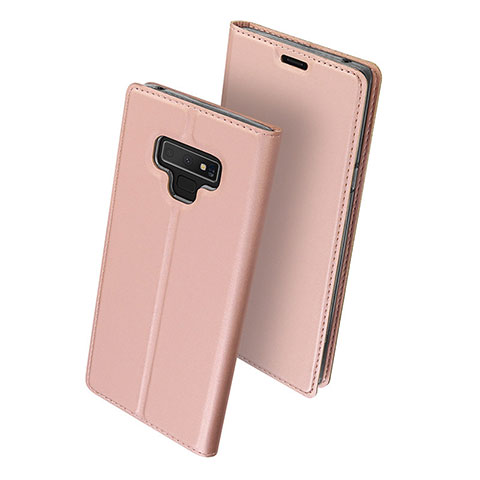 Funda de Cuero Cartera con Soporte para Samsung Galaxy Note 9 Rosa