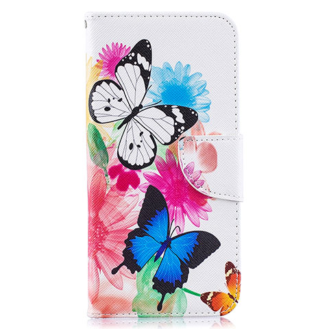 Funda de Cuero Cartera con Soporte Patron de Moda Carcasa B01F para Samsung Galaxy A50S Vistoso