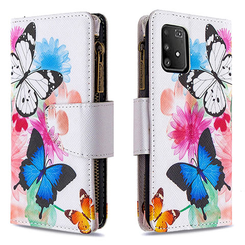 Funda de Cuero Cartera con Soporte Patron de Moda Carcasa B04F para Samsung Galaxy M80S Vistoso