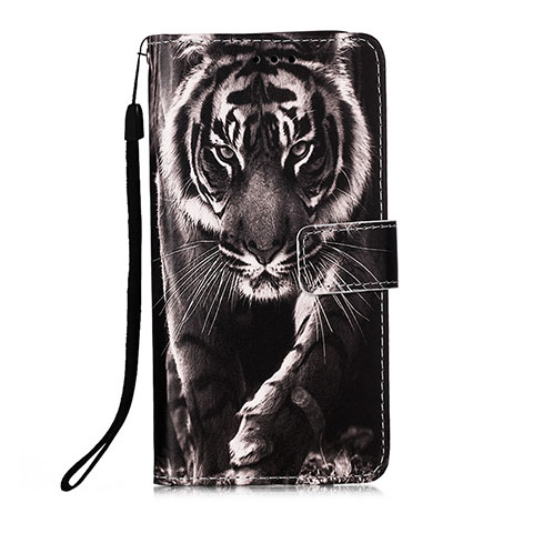 Funda de Cuero Cartera con Soporte Patron de Moda Carcasa Y02B para Xiaomi POCO C3 Negro