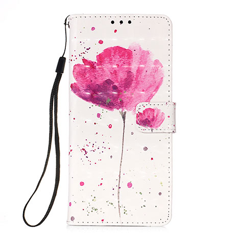 Funda de Cuero Cartera con Soporte Patron de Moda Carcasa Y03B para Samsung Galaxy A02s Rosa