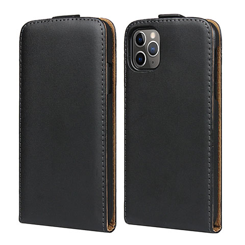 Funda de Cuero Cartera con Soporte S01 para Apple iPhone 11 Pro Negro