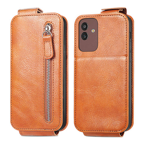 Funda de Cuero Flip para Samsung Galaxy M13 5G Marron