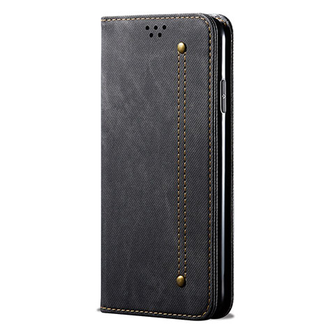 Funda de pano Cartera con Soporte H01 para OnePlus 8 Pro Negro