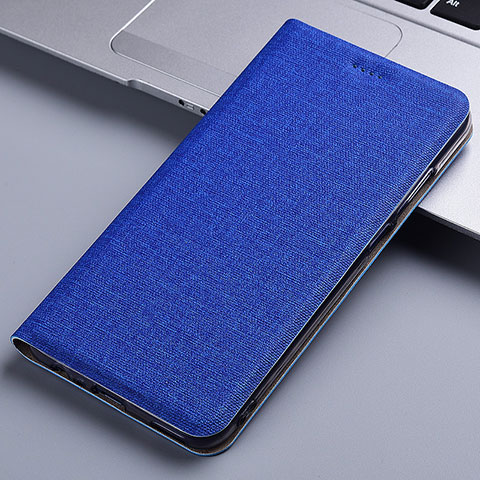 Funda de pano Cartera con Soporte H21P para Samsung Galaxy A30S Azul