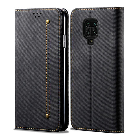 Funda de pano Cartera con Soporte para Xiaomi Poco M2 Pro Negro