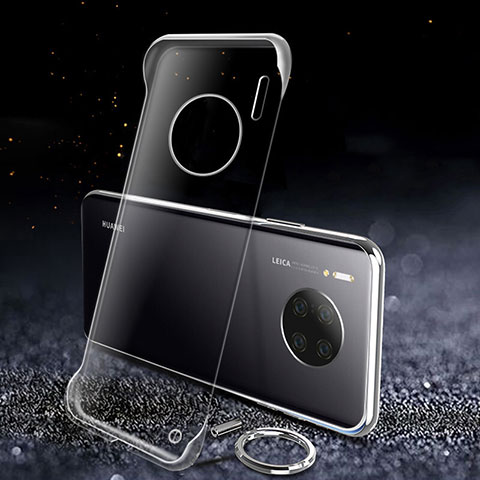 Funda Dura Cristal Plastico Rigida Transparente A01 para Huawei Mate 30 Pro Negro