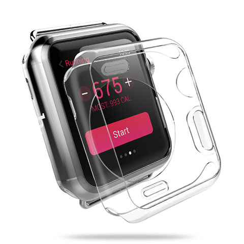 Funda Dura Cristal Plastico Rigida Transparente para Apple iWatch 2 38mm Claro