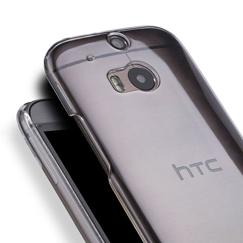 Funda Dura Cristal Plastico Rigida Transparente para HTC One M8 Claro