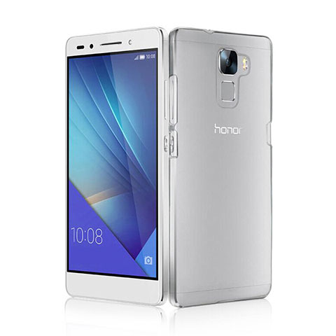 Funda Dura Cristal Plastico Rigida Transparente para Huawei Honor 7 Dual SIM Claro