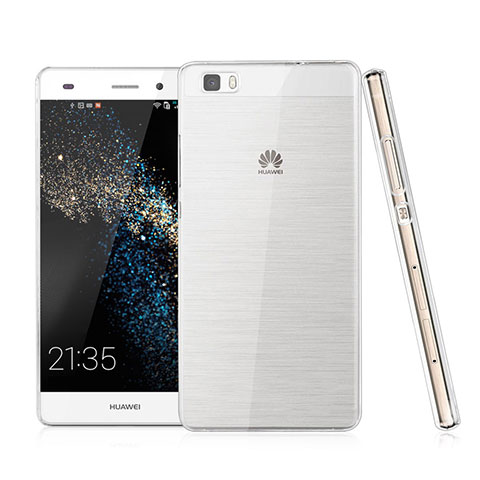 Funda Dura Cristal Plastico Rigida Transparente para Huawei P8 Lite Claro