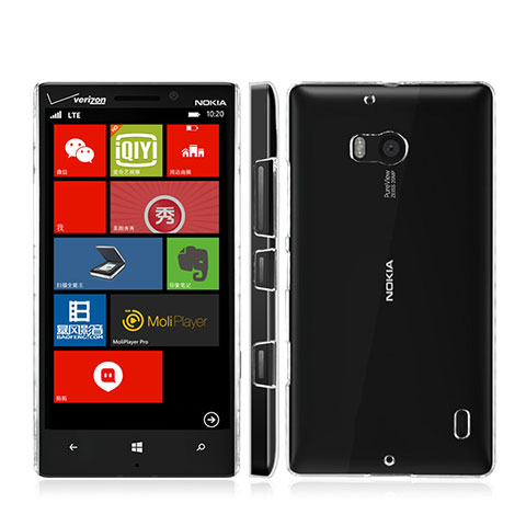 Funda Dura Cristal Plastico Rigida Transparente para Nokia Lumia 930 Claro