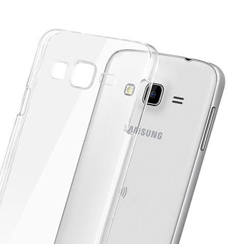 Funda Dura Cristal Plastico Rigida Transparente para Samsung Galaxy J3 Claro