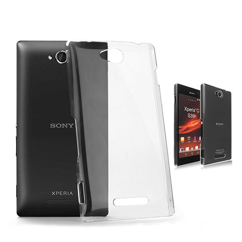 Funda Dura Cristal Plastico Rigida Transparente para Sony Xperia C S39h Claro