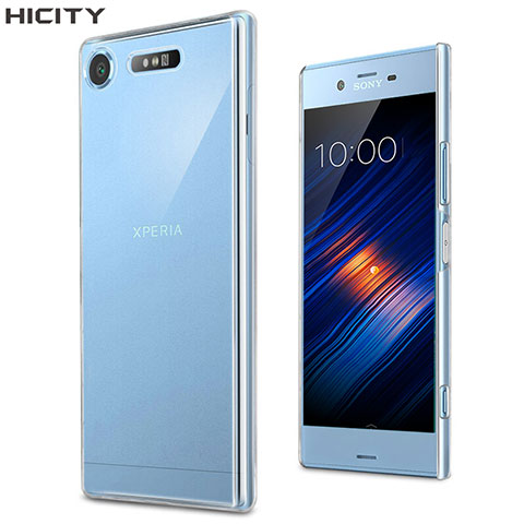 Funda Dura Cristal Plastico Rigida Transparente para Sony Xperia XZ1 Claro