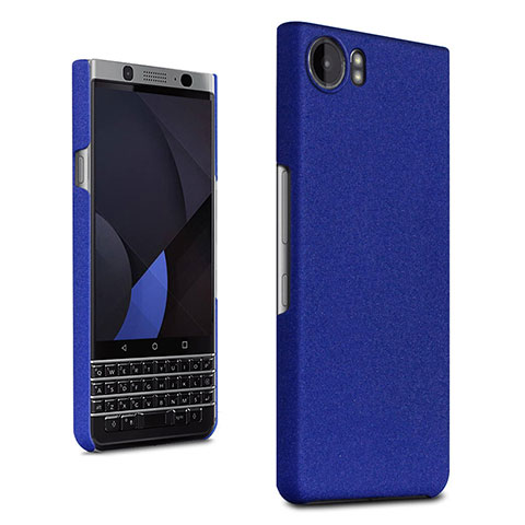 Funda Dura Plastico Rigida Carcasa Fino Arenisca para Blackberry KEYone Azul