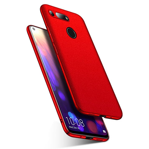 Funda Dura Plastico Rigida Carcasa Fino Arenisca para Huawei Honor V20 Rojo