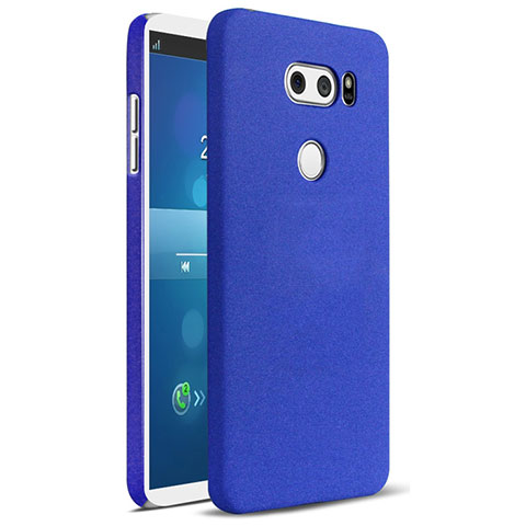 Funda Dura Plastico Rigida Carcasa Fino Arenisca para LG V30 Azul