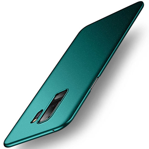 Funda Dura Plastico Rigida Carcasa Fino Arenisca para Samsung Galaxy S9 Plus Verde