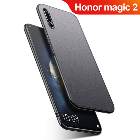 Funda Dura Plastico Rigida Carcasa Fino Arenisca Q01 para Huawei Honor Magic 2 Gris