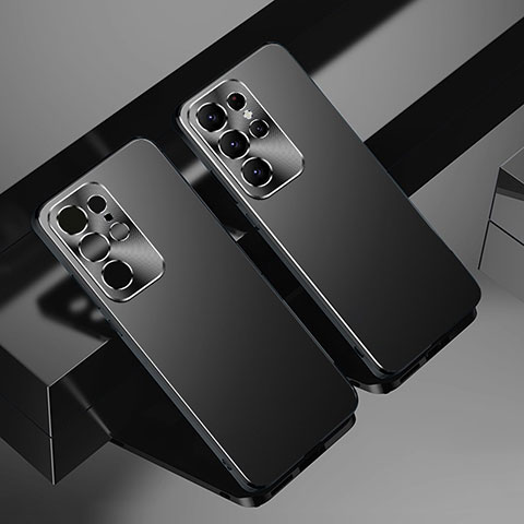 Funda Dura Plastico Rigida Carcasa Mate AT1 para Samsung Galaxy S21 Ultra 5G Negro