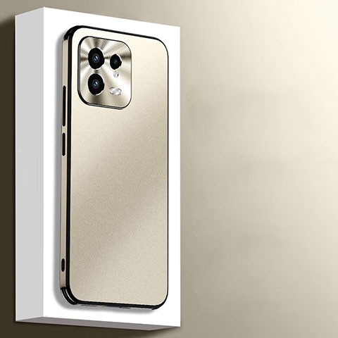 Funda Dura Plastico Rigida Carcasa Mate AT2 para Xiaomi Mi 13 5G Oro