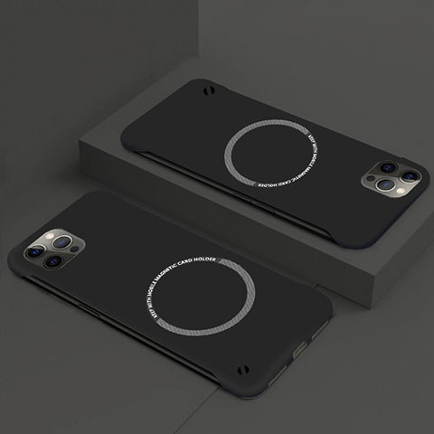 Funda Dura Plastico Rigida Carcasa Mate con Mag-Safe Magnetic P01 para Apple iPhone 14 Plus Negro