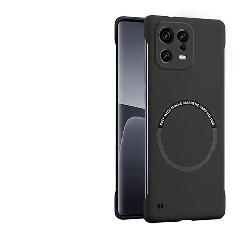 Funda Dura Plastico Rigida Carcasa Mate con Mag-Safe Magnetic P01 para Xiaomi Mi 13 5G Negro