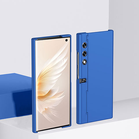 Funda Dura Plastico Rigida Carcasa Mate Frontal y Trasera 360 Grados BH1 para Huawei Honor V Purse 5G Azul